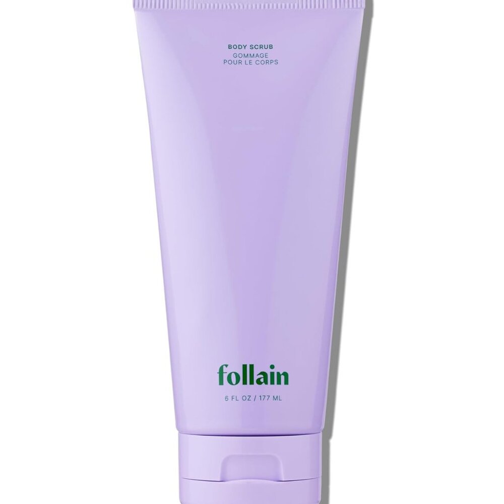 Follain Exfoliating Glycolic + Salicylic Acid Body Scrub for Dry Skin NEW